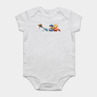 Crystal Maiden and Lina Dota 2 Baby Bodysuit